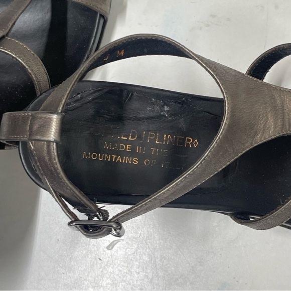 Donald J Pliner Y2K Size 8 Temira Metallic Sandals Formal Party - Picture 7 of 9